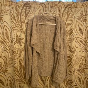 Loft soft cable knot cardigan sweater